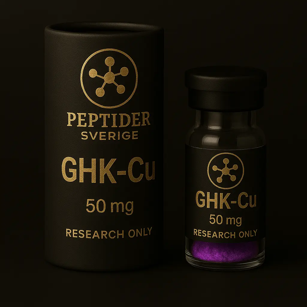 GHK-Cu 10 mg från Peptider Sverige – exklusiv peptid för hudhälsa, kollagenproduktion och föryngring